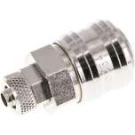 Parker KDK 6 NW7 MSV BA. Kupplungsdose (NW7,2) 8x6mm Schlauch, Messing vernickelt