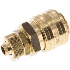 Kupplungsdose (NW7,2) 10x8mm Schlauch, Messing