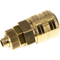 Parker KDK 8 NW7 BA. Kupplungsdose (NW7,2) 10x8mm Schlauch, Messing