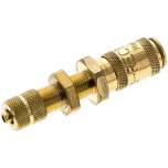 Schott-Kupplungsdose (NW2,7) 4,3x3mm Schlauch, Messing