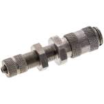 Schott-Kupplungsdose (NW2,7) 4,3x3mm Schlauch, Edelstahl