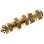 Schott-Kupplungsdose (NW2,7) 6x4mm Schlauch, Messing