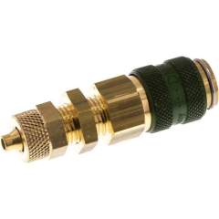 Schott-Kupplungsdose (NW5) 6x4mm Schlauch, Messing