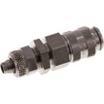 Parker KDKS 6 NW5 ES. Schott-Kupplungsdose (NW5) 8x6mm Schlauch, Edelstahl