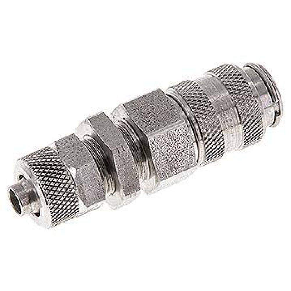 Parker KDKS 6 NW5 ES BA. Schott-Kupplungsdose (NW5) 8x6mm Schlauch, Edelstahl