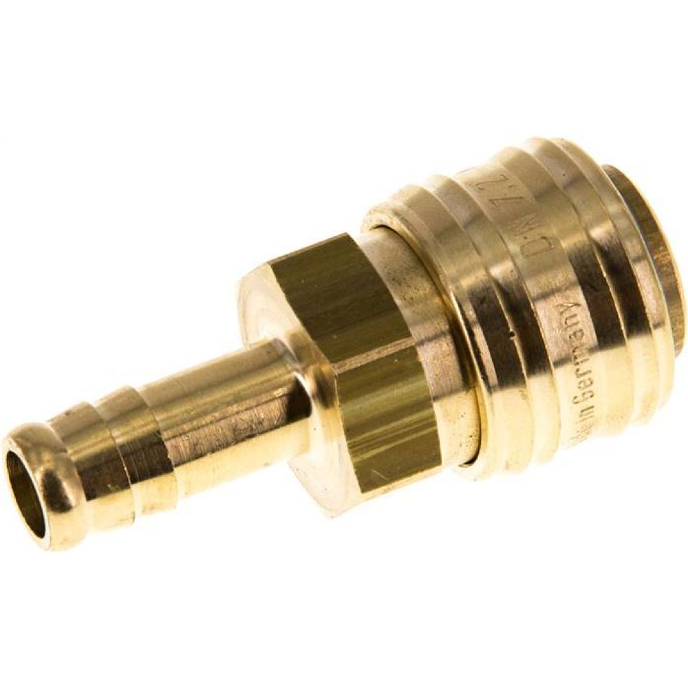 Kupplungsdose (NW7,2) 10mm Schlauch, Messing