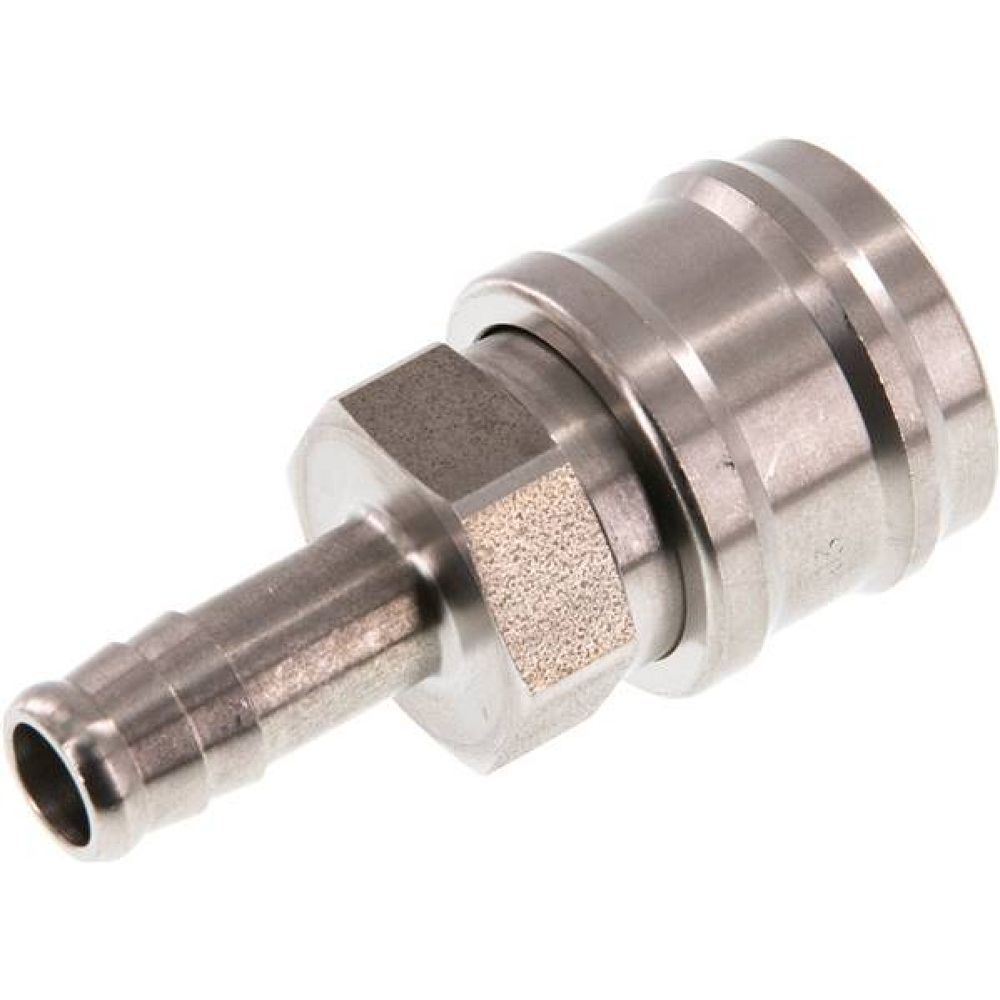 Kupplungsdose (NW7,2) 10mm Schlauch, Edelstahl