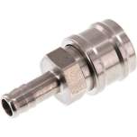 Kupplungsdose (NW7,2) 10mm Schlauch, Edelstahl