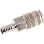 Kupplungsdose (NW10) 13 (1/2")mm Schlauch, Messing vernickelt