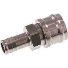 Kupplungsdose (NW7,2) 13 (1/2")mm Schlauch, Edelstahl