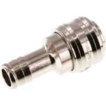 Kupplungsdose (NW7,2) 13 (1/2")mm Schlauch, Messing vernickelt