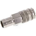 Kupplungsdose (NW10) 19 (3/4")mm Schlauch, Messing vernickelt