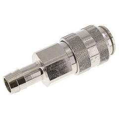 Parker KDS 19 NW15 MSV. Kupplungsdose (NW15) 19 (3/4")mm Schlauch, Messing vernickelt