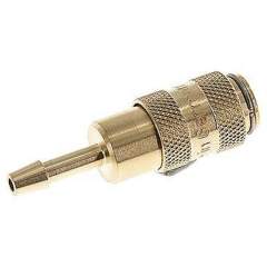 Kupplungsdose (NW2,7) 3mm Schlauch, Messing