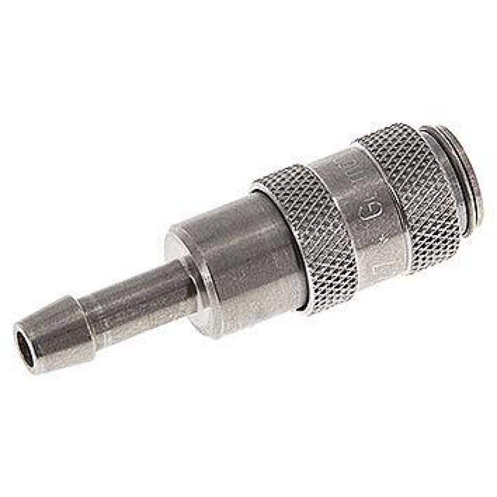 Kupplungsdose (NW2,7) 4mm Schlauch, Edelstahl