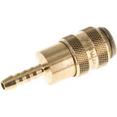 Kupplungsdose (NW5) 4mm Schlauch, Messing