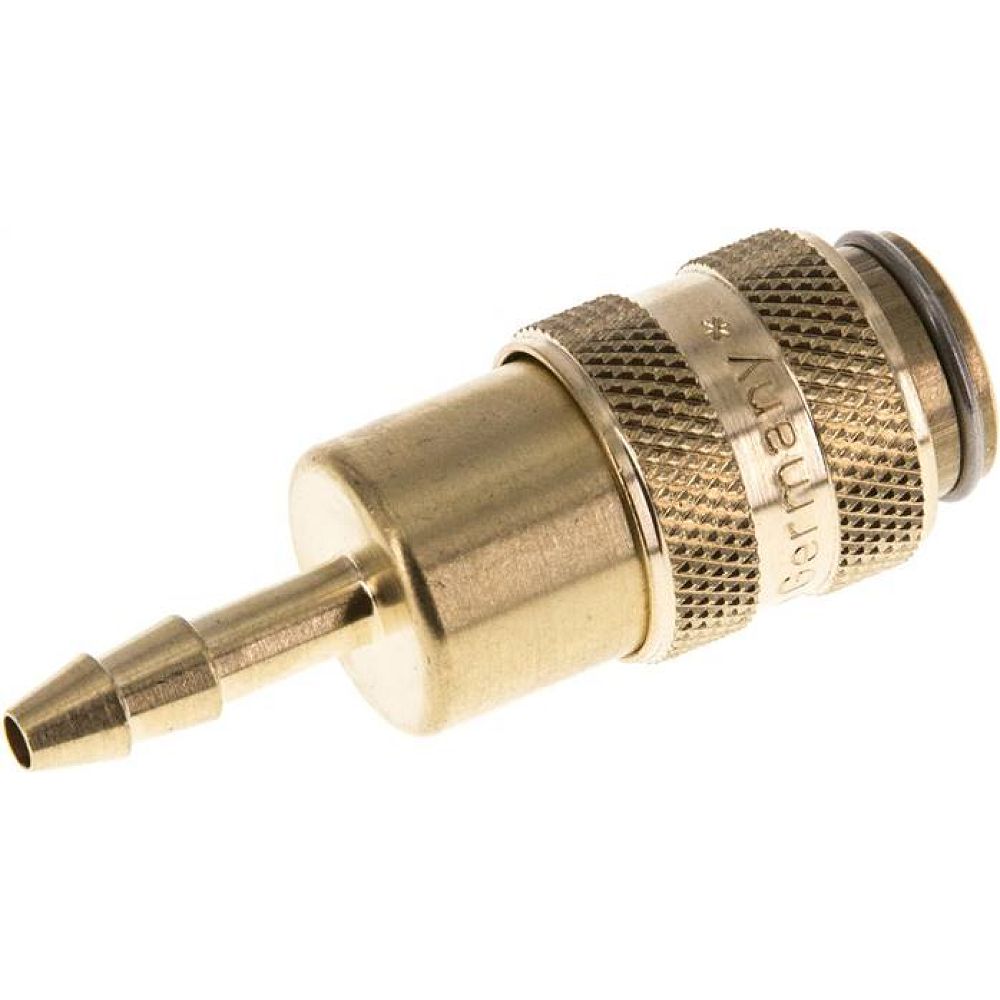 Kupplungsdose (NW5) 4mm Schlauch, Messing