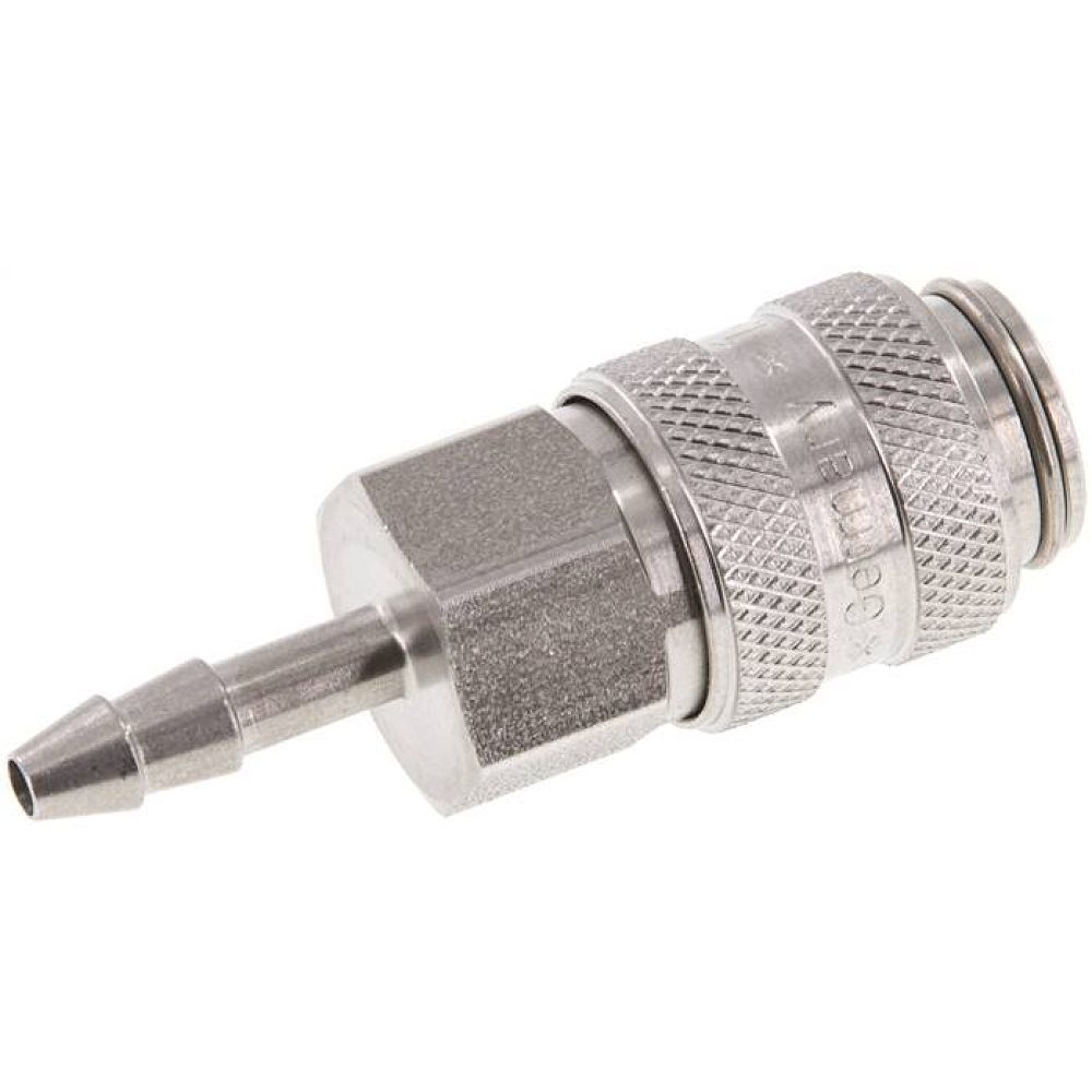 Kupplungsdose (NW5) 4mm Schlauch, Edelstahl