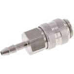 Kupplungsdose (NW5) 4mm Schlauch, Edelstahl