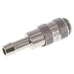 Kupplungsdose (NW2,7) 5mm Schlauch, Messing vernickelt