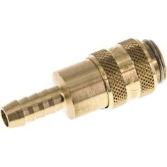 Kupplungsdose (NW5) 6 (1/4")mm Schlauch, Messing