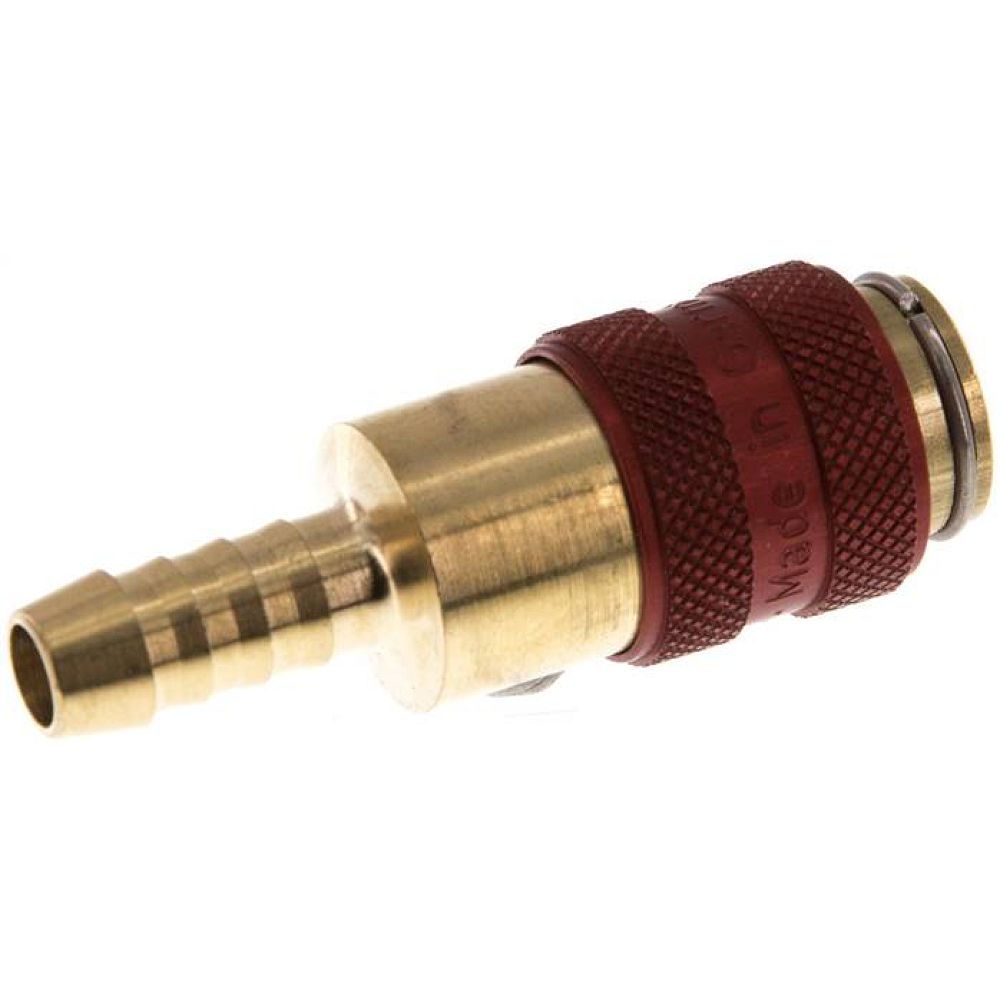 Kupplungsdose (NW5) 6 (1/4")mm Schlauch, Messing