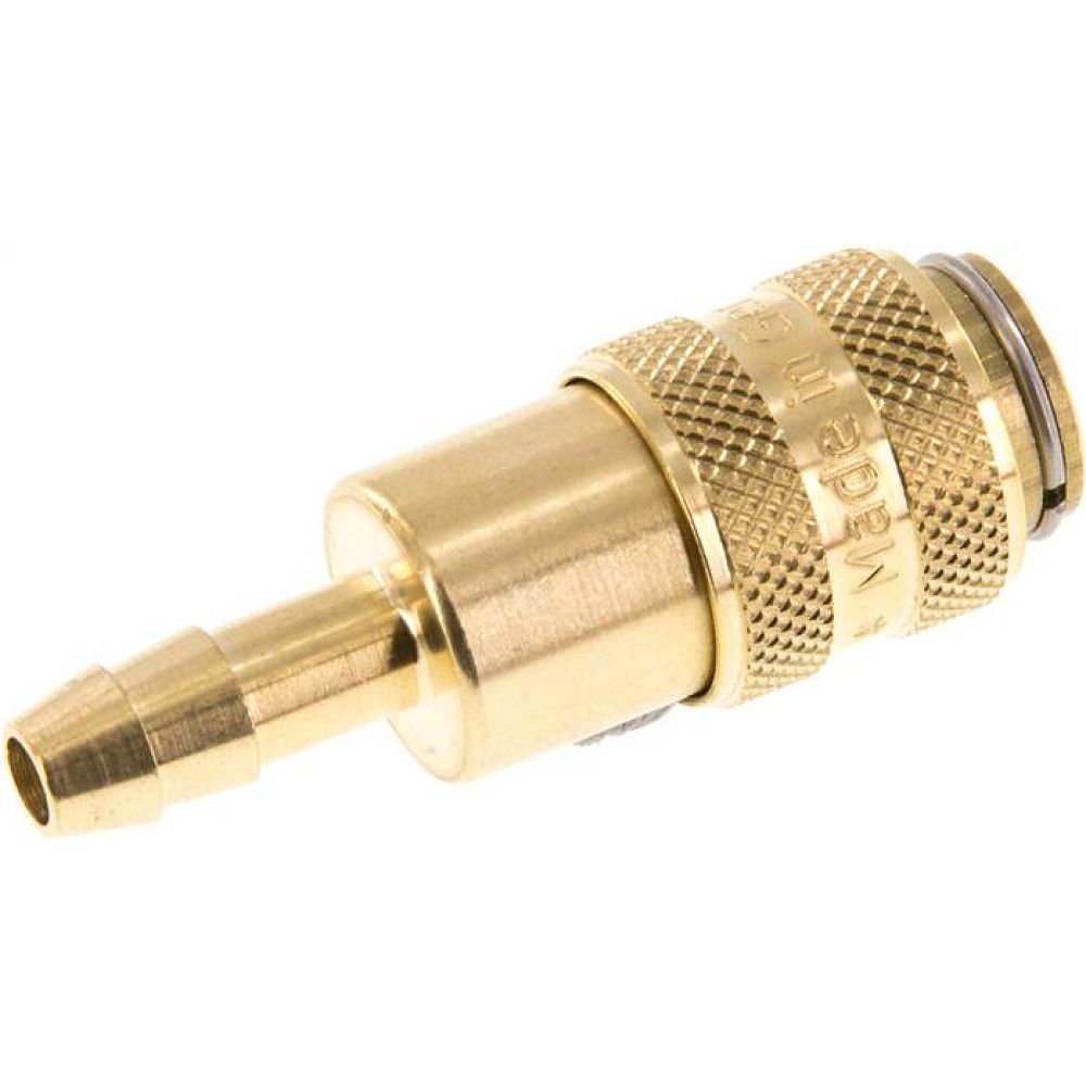 Kupplungsdose (NW5) 6 (1/4")mm Schlauch, Messing