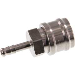 Kupplungsdose (NW7,2) 6 (1/4")mm Schlauch, Edelstahl