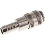 Kupplungsdose (NW5) 8 (5/16")mm Schlauch, Messing vernickelt