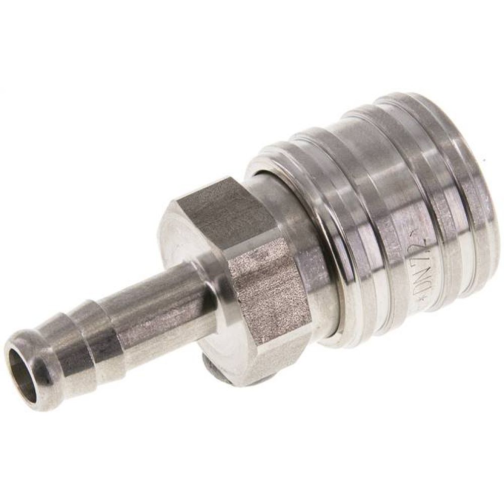 Kupplungsdose (NW7,2) 8 (5/16")mm Schlauch, Edelstahl