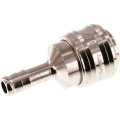 Kupplungsdose (NW7,2) 8 (5/16")mm Schlauch, Messing vernickelt