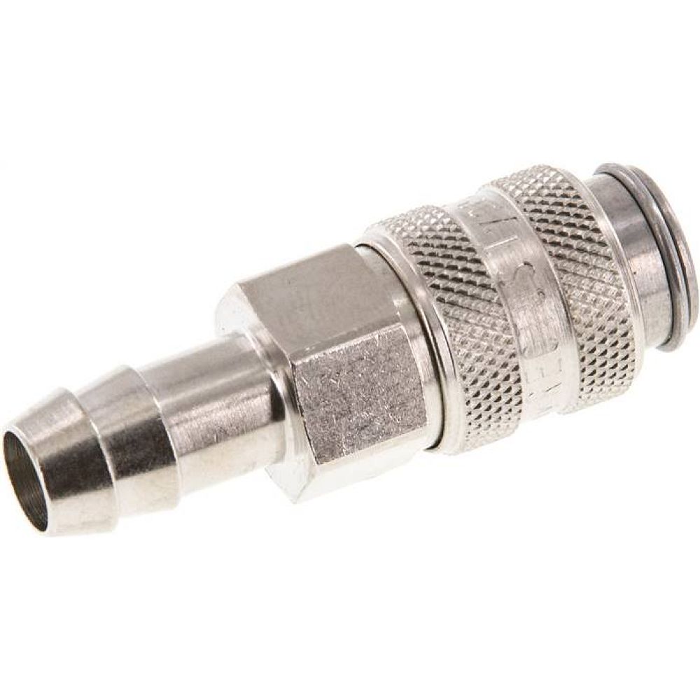 Parker KDS 9 NW5 ST. Kupplungsdose (NW5) 9 (3/8")mm Schlauch, Stahl gehärtet & vernickelt