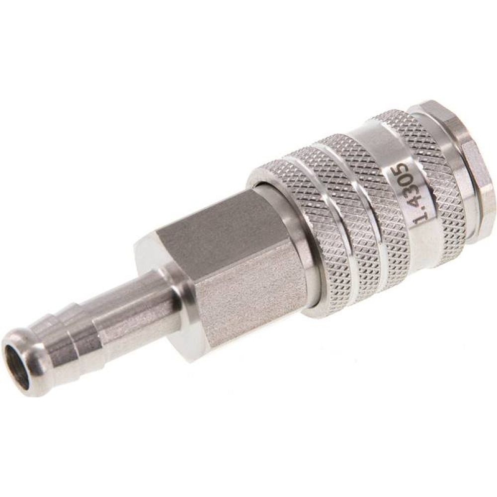 Kupplungsdose (NW7,2) 9 (3/8")mm Schlauch, Edelstahl