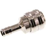 Kupplungsdose (NW7,2) 9 (3/8")mm Schlauch, Messing vernickelt