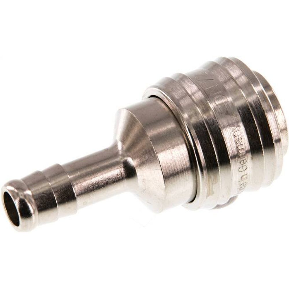 Kupplungsdose (NW7,2) 9 (3/8")mm Schlauch, Messing vernickelt