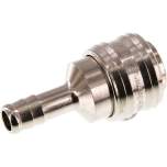 Kupplungsdose (NW7,2) 9 (3/8")mm Schlauch, Messing vernickelt