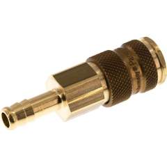 Kupplungsdose (NW7,2) 9 (3/8")mm Schlauch, braun, Dreieck 12,5 mm