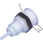 Parker KDSAK 4 NW5 PV. Abreißkupplungsdose (NW5) 4mm Schlauch, PVDF