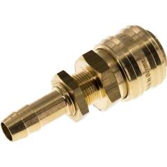 Schott-Kupplungsdose (NW7,2) 10mm Schlauch, Messing