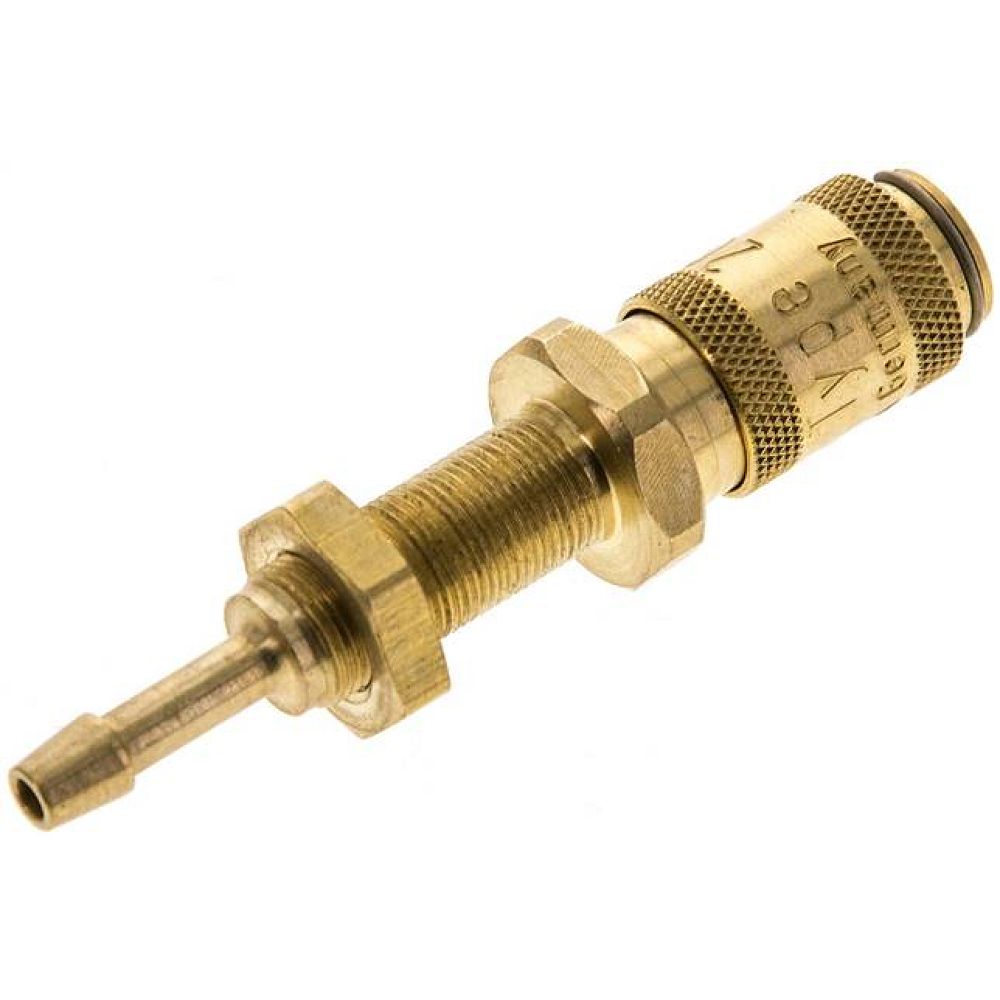 Parker KDSS 3 NW2,7 BA. Schott-Kupplungsdose (NW2,7) 3mm Schlauch, Messing