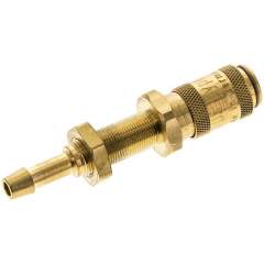 Parker KDSS 4 NW2,7 BA. Schott-Kupplungsdose (NW2,7) 4mm Schlauch, Messing