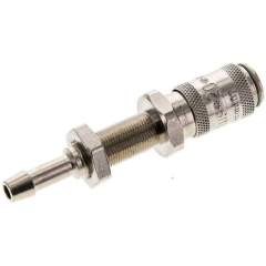 Parker KDSS 4 NW2,7 MSV BA. Schott-Kupplungsdose (NW2,7) 4mm Schlauch, Messing vernickelt