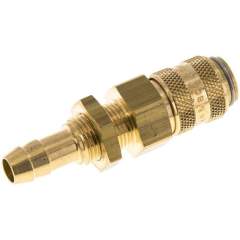 Schott-Kupplungsdose (NW5) 8 (5/16")mm Schlauch, Messing