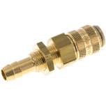 Schott-Kupplungsdose (NW5) 8 (5/16")mm Schlauch, Messing