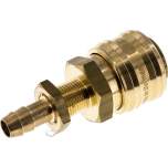 Schott-Kupplungsdose (NW7,2) 8 (5/16")mm Schlauch, Messing