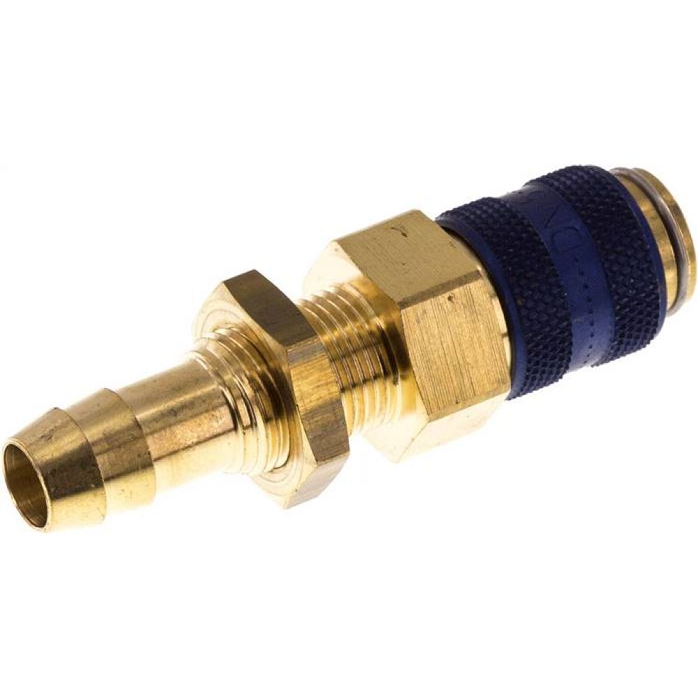 Schott-Kupplungsdose (NW5) 9 (3/8")mm Schlauch, Messing