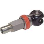 Schwenk-Sicherheits-Kupplungsdose (NW7,2) 9 (3/8")mm Schlauch