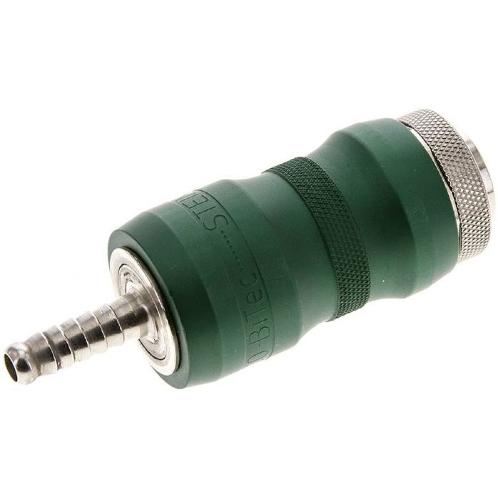 Sicherheits-Kupplungsdose (NW7,2) 6 (1/4")mm Schlauch m. HSV