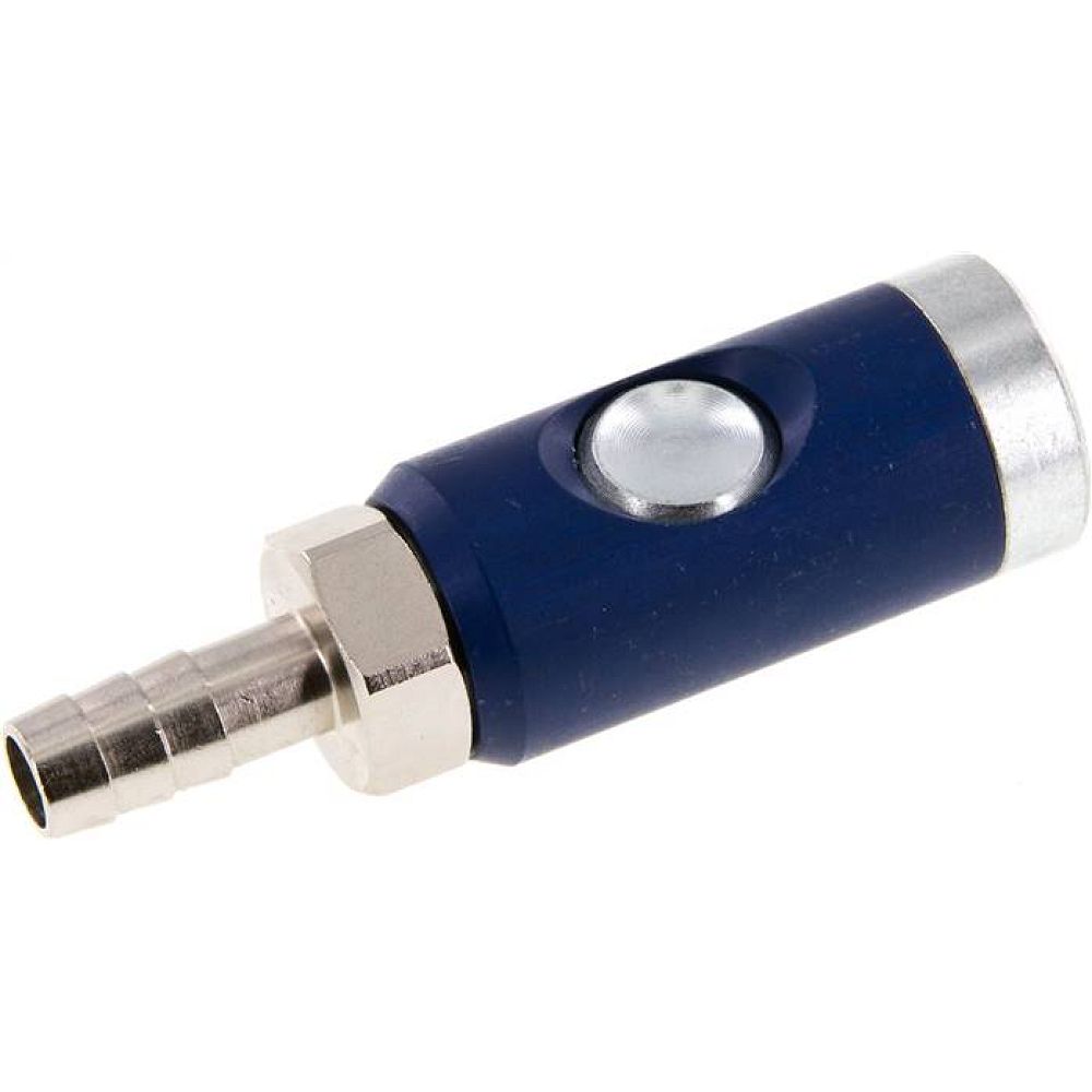 Sicherheits-Druckknopfkupplung (NW7,2), 10mm Schl., Stahl verzinkt