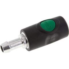 Sicherheits-Druckknopfkupplung (NW7,2), 13 (1/2")mm Schl., Kunststoff